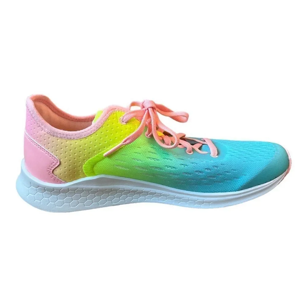 New Balance Fresh Fast Foam J Crew Pastel Rainbow Size 7 kids /Women’s 8.5